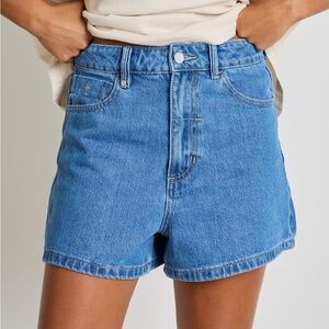 Thrills Erica Denim Shorts | Size 26 | High Rise Vintage Wash